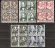Nederland Netherlands Pays Bas 305-309 Blokken Blocks Used;; Zomerzegels, Summer Stamps, Timbres D´ete, Sellos De Verano - Blocks & Sheetlets