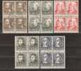 Nederland Netherlands Pays Bas 318-322 Blokken Blocks Used;; Zomerzegels, Summer Stamps, Timbres D´ete, Sellos De Verano - Blocks & Sheetlets