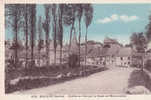 BOULOIRE.  _  Entrée De Ville Par La Route De Maisoncelles.Carte Colorisée Et Animée. Deux Jeunes Garcons à Gauche Au Pi - Bouloire