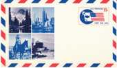 Scott #UXC5, Department Of Commerce Travel Service, 11-cent Airmail Postal Card Issued 1966 - 1961-80