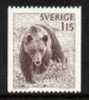Sweden Scott # 1234 MNH Brown Bear - Unused Stamps