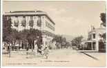 19-Guelma-Algerie Francaise-Avenue Sadi Carnot-Animé-v.1900 X Parisr-Timbre 5c. France. - Guelma