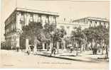 23-Guelma-Algerie Francaise-Rue Et Place St.Augustin-Animé-v.1908 X Parisr-Timbre 5c. France. - Guelma