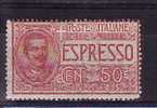 1920 - REGNO D'ITALIA - VITT. EM. III - ESPRESSO - N. 4 - TL - VAL. CAT. 3.00€ - Exprespost