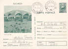 Cirque 1975 POST CARD Entier Postaux Postal Stationery Sent From Bucharest To Sibiu Romania. - Cirque