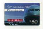 - TELECARTE USA . 1800 PRE-PAID . MILEAGE PLUS UNITED AIRLINES 1997 - Otros & Sin Clasificación