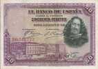 - ESPAGNE - BILLETS - REPUBLICA ESPAGNOLA - 50 PESATAS -  15 - 8 - 1928 -  N° D9 9 341 742 - - 50 Pesetas