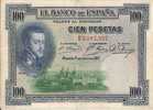 - ESPAGNE - BILLETS -  ROYAUME - 100 PESETAS - 1 ER JUILLET 1925 - N° F2 087 597 - - Otros & Sin Clasificación