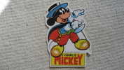 MICKEY Journal Walt Disney Autocollant Topolino Sticker Zorro Justicier Masqué - Adesivi