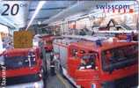 SUISSE POMPIERS BOMBEIROS CAMION 20FCH RARE SUPERBE - Firemen