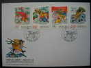 FDC 1997 Monkey King Stamps Book Buddhist Novel Spider Martial Buddha Mount Monster Myth - Mitología