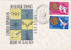 Olympic Games Montreal,ESCRIME FENCING Stamps On Cover Obliteration Concordante Pierre De Coubertin - Romania. - Escrime