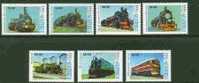 UZBEKISTAN  1999 TRAINS SET  MNH - Uzbekistan