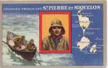 ST PIERRE ET MIQUELON COLONIES FRANCAISES (CARTE PUBLICITE LION NOIR) - Saint-Pierre-et-Miquelon