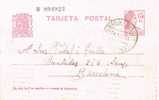 Entero Postal RIBAS De FRESSER (Gerona) 1935  Republica - 1931-....