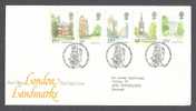 Great Britain 1980 FDC Cover Landmarks - 1971-1980 Decimal Issues