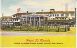Gallup NM New Mexico, Hotel El Rancho On Route 66, On C1940s Vintage Linen Postcard - Other & Unclassified