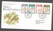 Great Britain 1980 FDC Cover Music British Conductors - 1971-1980 Decimale  Uitgaven