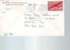 D22 Usa Air Mail Cover 6c Twin Motored 1945 - Cartas & Documentos