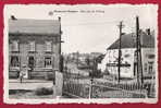 Bienne-lez-Happart. ( Lobbes )  Une Rue Du Village Et Café.   Très Jolie Carte. Rare!! - Lobbes