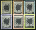 Greece 568-73 Mint Never Hinged Set From 1954 - Nuevos