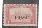 FIUME - 1918/19 HUNGARY OVERPRINTS - V2781 - Fiume