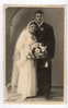 MARRIAGE / WEDDING - Bride, Mariée & Groom, Real Photo, Atelier BEISMANN, Osijek / Croatia, 13,5x8,5cm - Huwelijken