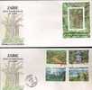 ZAIRE  FDC   Tourisme Et Volcan   14-7-1989 - 1980-1989