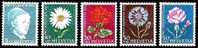 (007) Suisse / Switzerland / Schweiz Pro Juventute 1963 / Flowers / Fleurs / Blumen / Flora  ** / Mnh Michel 786-90 - Ongebruikt