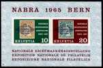 (008) Suisse / Switzerland / Schweiz NABRA 65 Sheet / Bf / Bloc  ** / Mnh Michel BL 20  Number / Numero 4 - Blocks & Kleinbögen