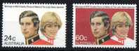 Australia 1981 Royal Wedding Charles & Diana MNH - Neufs