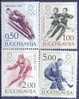 YU 1968-1262-5 OLYMPIC GAMES GRENOBLE, YUGOSLAVIA, 4v, MNH - Winter 1968: Grenoble