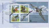 Christmas Island 2010 Frigatebird Souvenir Sheet FDC - Christmas Island