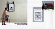 Australia 1984 Regional Art Galleries PSE First Day - Postal Stationery