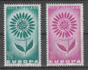 Italia   -   1964.  Serie Completa  " Europa 1964". Fiori. Stylized Flowers MNH,  Complete Set  Very Fine - 1964