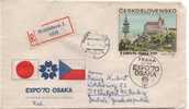 TCHECOSLOVAQUIE 1776 FDC ETB Premier Jour : Expo 70 OSAKA Château D´Orlik - FDC
