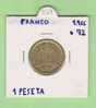 ESPAÑA / FRANCO   1  PESETA   1.966 #72  Aluminio-Bronce  KM#796     SC/UNC     DL-9269 - 1 Peseta