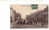 Cpa HAZEBROUCK - Rue De Merville- BELLE ANIMATION Huyghe Mantez Vasseur - Hazebrouck