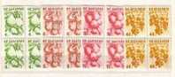 1957    Fruits  ( III )  4v - MNH Block Of Four   BULGARIA  / Bulgarie - Unused Stamps