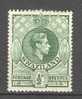 Swaziland 1950 SG. 28b   ½d. King George VI Perf. 13½ X 14 Bronze-green MH - Swaziland (...-1967)