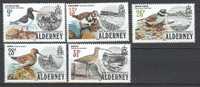 1984 Michel 13-17 MNH - Alderney