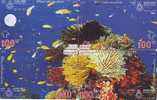 4 Telecartes En Puzzle THAILAND (5) THAILANDE CORALS 15.11.2540 FISH POISSON VIS - Puzzle