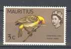 Mauritius 1965 SG. 318    3 C. Bird Rodriguez Fody MNH** - Mauricio (...-1967)