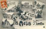 Le Mesle Sur Sarthe  - Souvenir De ... - Jolie Carte Multivues  - 1907 - Le Mêle-sur-Sarthe