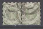 GB 1887 1900 1s Green Used Pair - Oblitérés