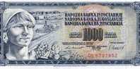 1000 DINARI. 4 11. 1981 - Yougoslavie