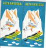 B0188 Brochure Turistica GERMANIA-ALTA BAVIERA-OBERBAYERN /Hotel/sport Invernali 1957/58/Ill. Reindl - Turismo, Viaggi