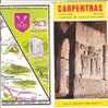 B0195 Brochure Turistica FRANCIA - CARPENTRAS Anni ´60/Aqueduc/Cattedrale Saint-Siffrein/Hotel Dieu/Ventoux - Toursim & Travels