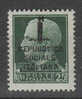 Italia  -   1944.  Rep. Soc. Italiana  25 C. Verde.  Integro - Nuovi