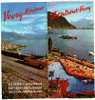 B0206 Brochure Turistica VEVEY-MONTREUX Anni '60/Corseaux, Treno/Castello Di Glerolles/Montreux Golf-Club, Casino - Tourisme, Voyages